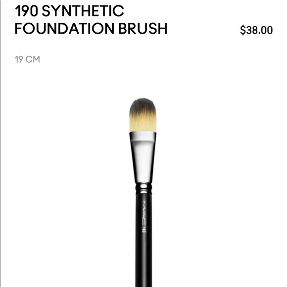 EUC MAC 190 SYNTHETIC FOUNDATION BRUSH - Picture 1 of 5
